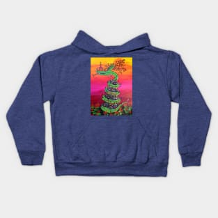 Green Dragon Village Kids Hoodie